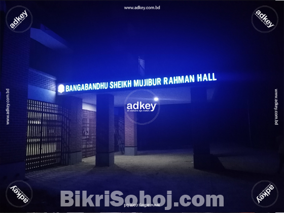 Acrylic SS Letter with LED Sign Maker in Dhaka BD